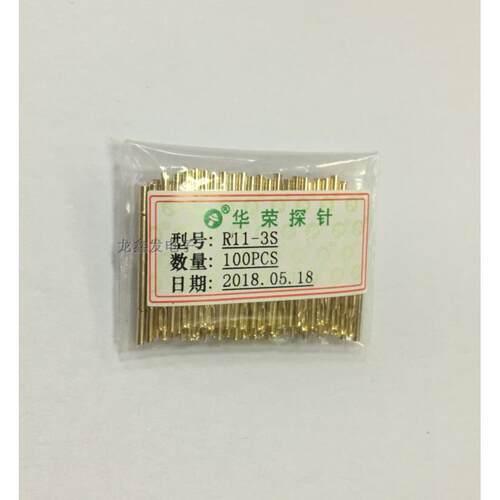 华荣探针R11-3S/1S P11-3S 2S 1.4针套 套筒 PCB测试针座尾部压扁