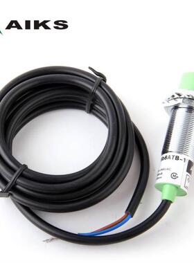 原装AIKS圆柱形接近开关传感器ASP01-18B8/18S5 NPN PNP现货质保
