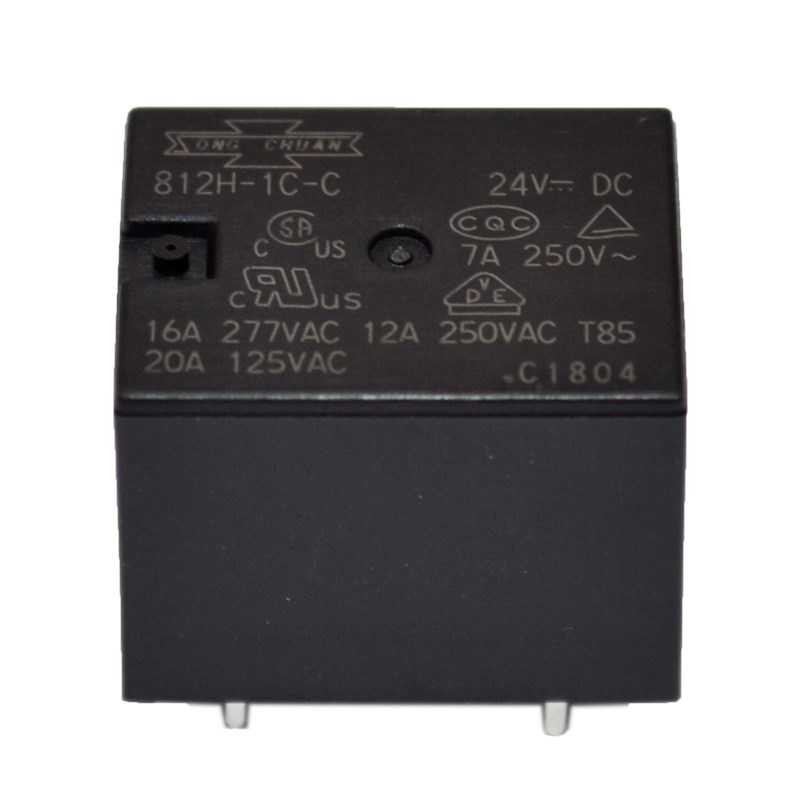 松川功率继电器833H-1C-C812H-1C-C DC24V12V5V 20A 一开一闭转换