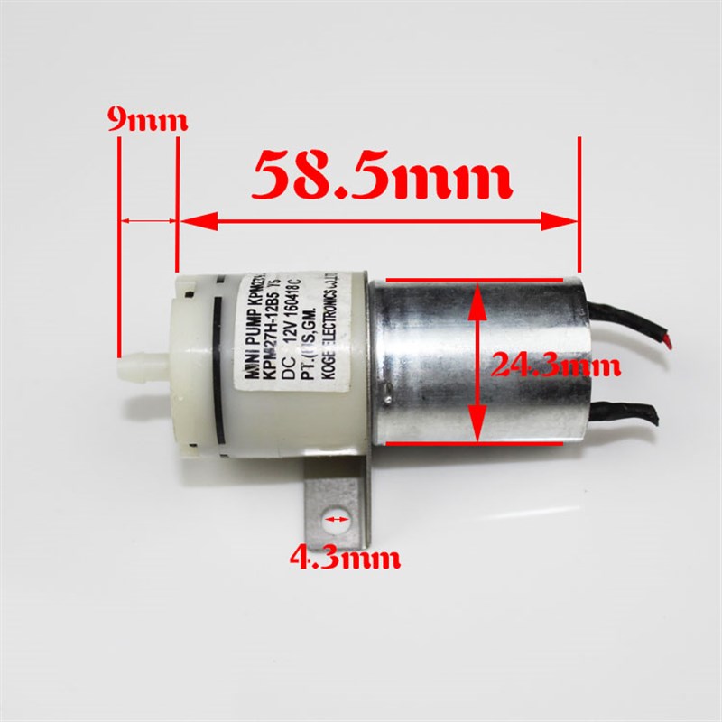 370养鱼气泵 增氧泵 鱼缸 微型静音D氧气泵 钓鱼便携式3-12V 拆机