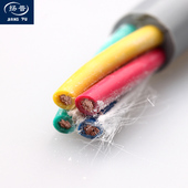 0.3 1.5 0.5 1.0 2.5平方 0.75 国标高柔性坦克链拖链电缆线TRVV4