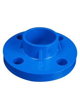 PVC法兰片 活套 分连体蓝色20 25 32 40 50 63 75 90 110 160 200