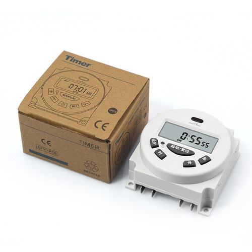 L702小型单双倒计时定时器220V定时断电12V循环通断开关24V总次数