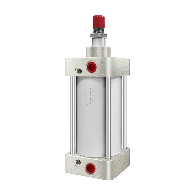 sc200亚德客型标准直行程气动气缸活塞式/32/40/50/63/80s复动型