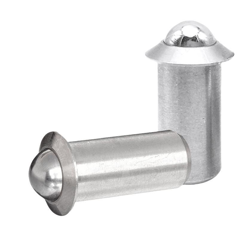 ZAL01/PFSSN 压入式球头柱塞碰珠滚珠弹簧不锈钢定位珠PFSSR