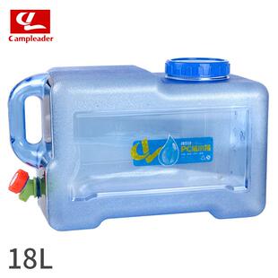 爆款户外装备四方PC车载水桶加厚带水龙头自驾游车用便携式水桶18