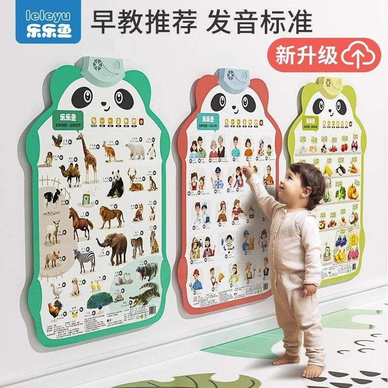 【熊猫挂图】0到3岁幼儿早教有声挂图宝宝认知语言启蒙益智发声玩