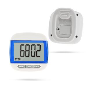 爆款大屏时钟多功能计步器老人走路运动健身卡路里距离测量计步器
