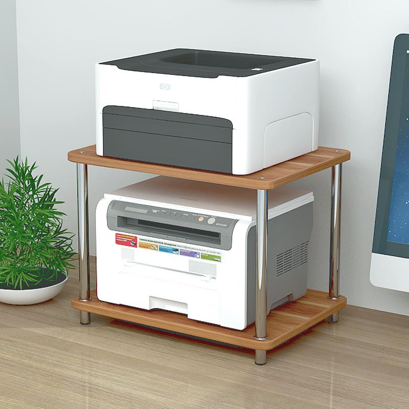 印表机置物架增高支架桌面桌下收纳层架支撑架托 托架底座两层双