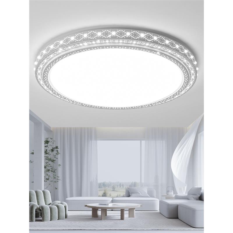 客厅主灯2025新款简约现代led房间卧室饭厅吸顶灯圆形大尺寸灯具