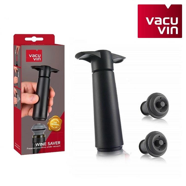 荷兰进口Vacu Vin家用密封保鲜塞红酒塞抽气泵葡萄酒抽真空瓶塞子