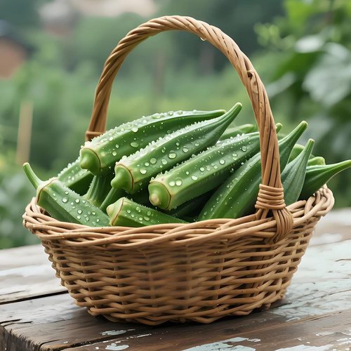 黄秋葵种子种籽蔬菜阳台四季盆栽