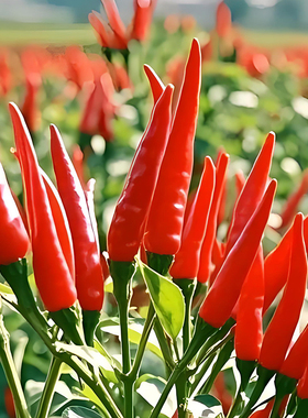 方震小米辣椒种子特辣高产朝天椒种籽四季阳台盆栽蔬菜种子大全