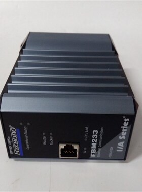 FOXBORO阀门定位器SRI98J6-BIDS7ZZZNA