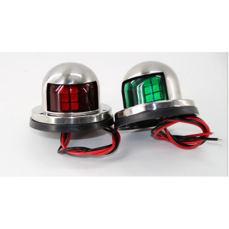 游艇左右航行灯 双l色信号灯 航行灯 信号灯 船用航行灯左右舷灯