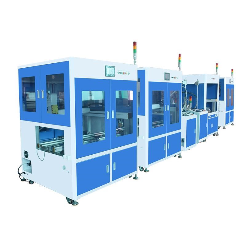 全自动线路板三防漆在p线式涂覆机UV喷涂点胶一体机AB胶涂胶机