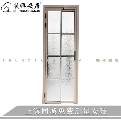 上海顺祥安居移门 小户型专用卫生间门干湿分离PT门 厨房PD折叠门
