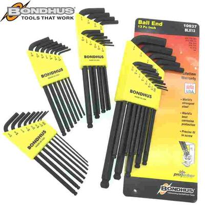 BONDHUS美国波顿内六角扳手,英制10945,10932,10938,10936,10937
