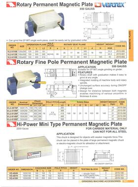 台湾鹰牌VERTEX磨床用可回转粗目磁盘VLU-510B VLU-612B VLU-618B