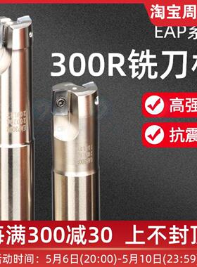 数控铣刀杆300R抗震立铣刀杆直角cnc铣床BAP 21 17飞刀杆16 R0.8