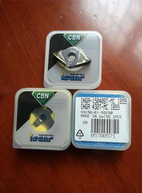 伊斯卡CBN立方碳化硼刀片4个角DNGA150408T-MC IB55淬火钢HRC60