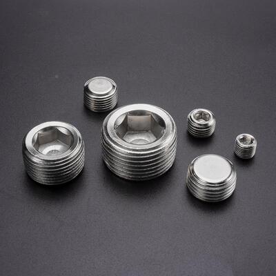 气动油压油管堵头内六角接头BD-01/02/03/04/06/1寸