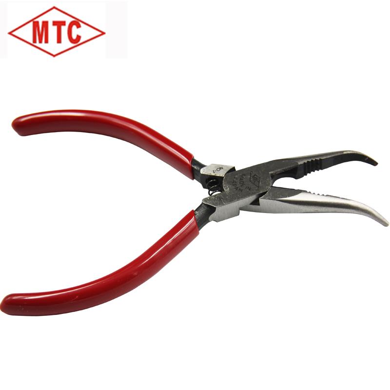 日本进口MTC原装进口有牙弯嘴钳弯嘴尖嘴钳弯头钳曲头钳 MTC-7 41