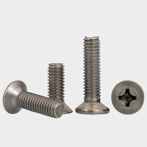 。M3M4M5M6 纯钛819沉头螺钉 平头十字螺栓沉机螺杆机牙螺丝钉*6x