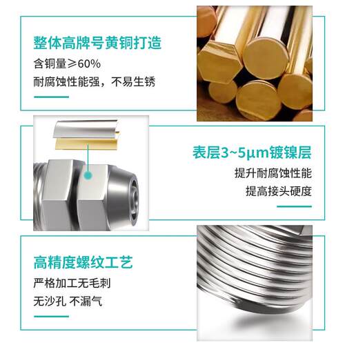 气管快速接头铜快拧带螺纹直通软管尼龙管水管锁母外丝PC4/6/8-02