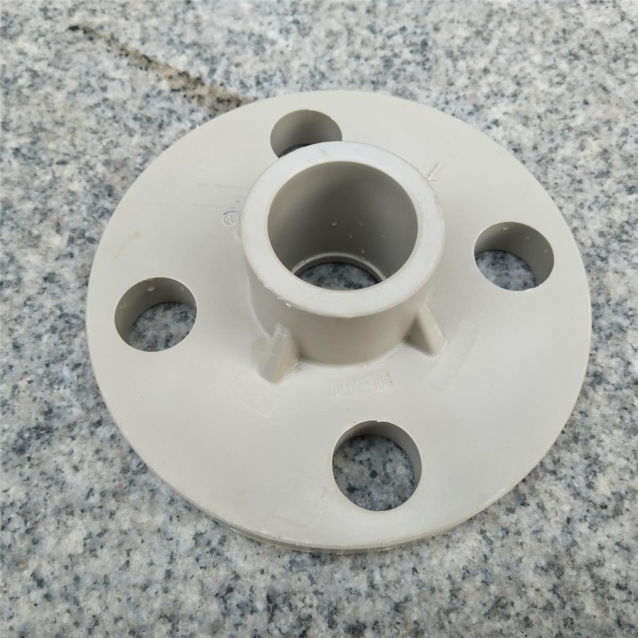 武峰PPH法兰DN80(90mm)水泵出口法兰片 PP法兰接头 PP工业泵口法