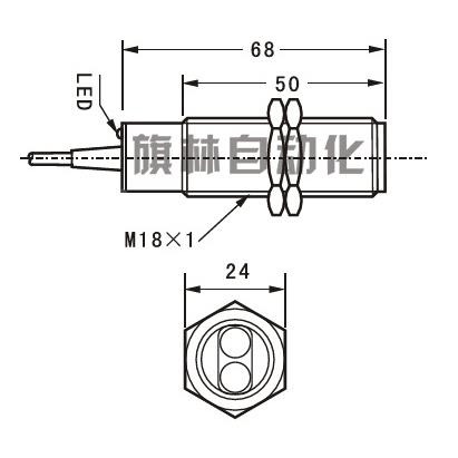 光电开关ES18-DS30NK红外线传感器M18PNP感应距离可调NPN质保一年