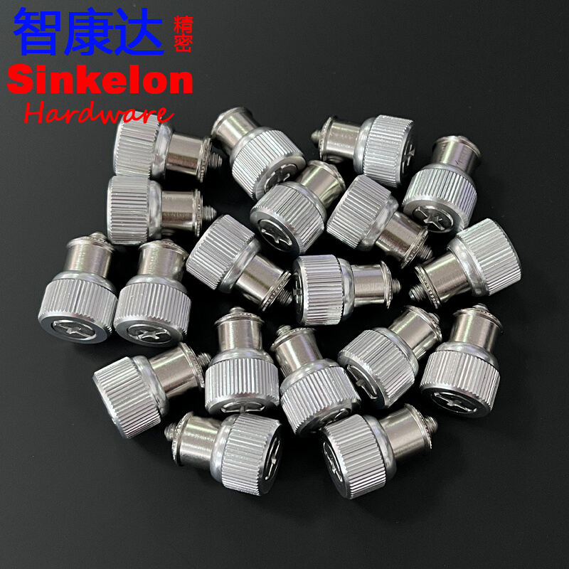 。松不脱螺钉螺丝弹簧压铆件机柜面板紧固件精密票PF11-M4-0/-1/-