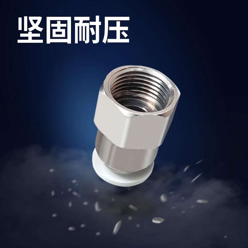 亚德客型气管快速接头铜内螺纹直通气管快插PCF6-01/8-02/10-03