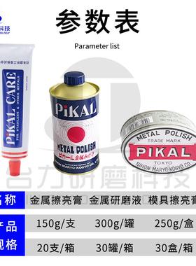 正宗原装日本PIKAL CARE金属擦亮膏 固体研磨膏 模具五金擦亮膏