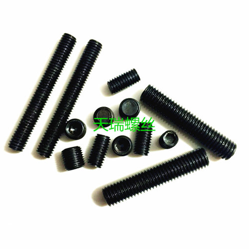 。GB77内六角平端紧定/平头无头螺钉螺丝/顶丝机米M8M16*8*10*12*