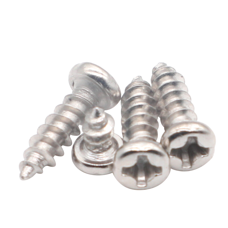。M3M3.5镀镍十字盘头螺栓圆头自攻电子螺丝钉*5x6x7x8x10x12x14x