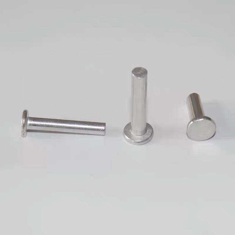 。GB109平头铝铆钉 平头实心铝铆钉 敲击式铆钉M3M4M5M6M8 包邮