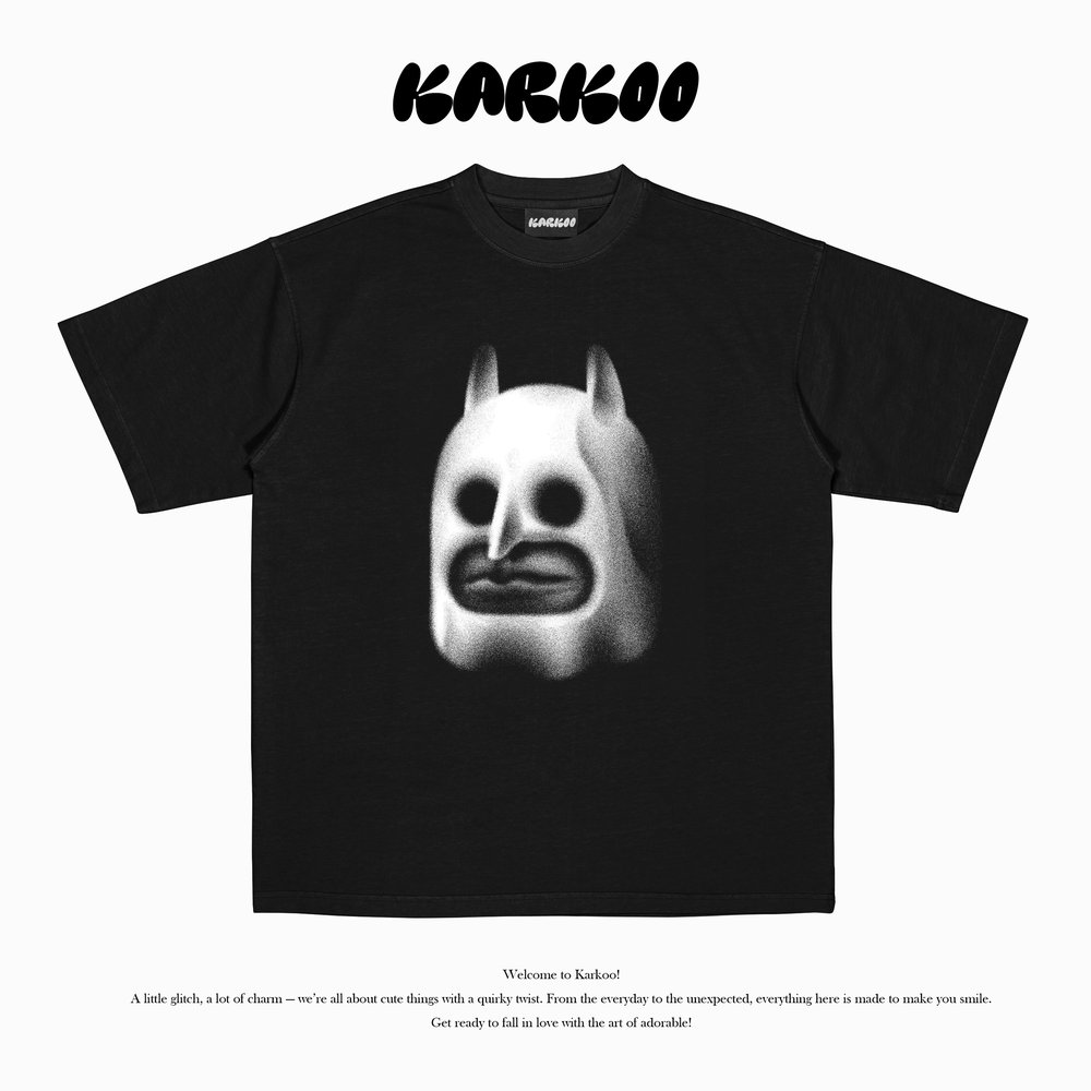 卡壳KarKoo搞怪蝙蝠侠-重磅短袖