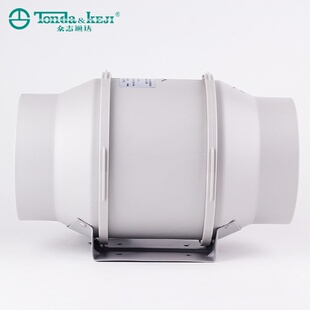 众志通达圆形管道风机4寸超静音强力抽送风机换气扇排气扇TD-100S