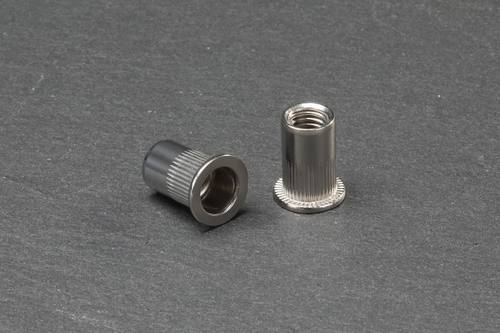 以勒标准件铆螺母平头条纹不锈钢