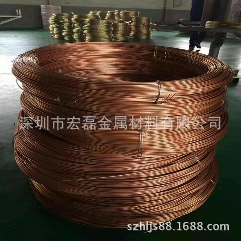 现货供应高纯度C1020紫铜线 红铜丝 轴装盘装紫铜线 紫铜扁丝