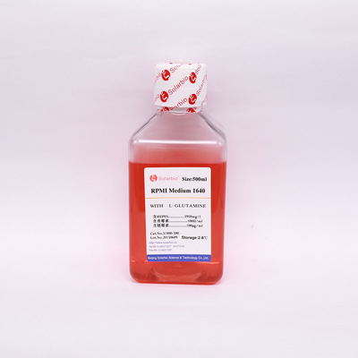 31800 RPMI Medium 1640（含双抗） RPMI Medium 1640 生化实验