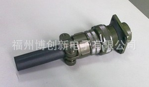 2芯单插头带孔 直头 MS3106A10SL 军标5015