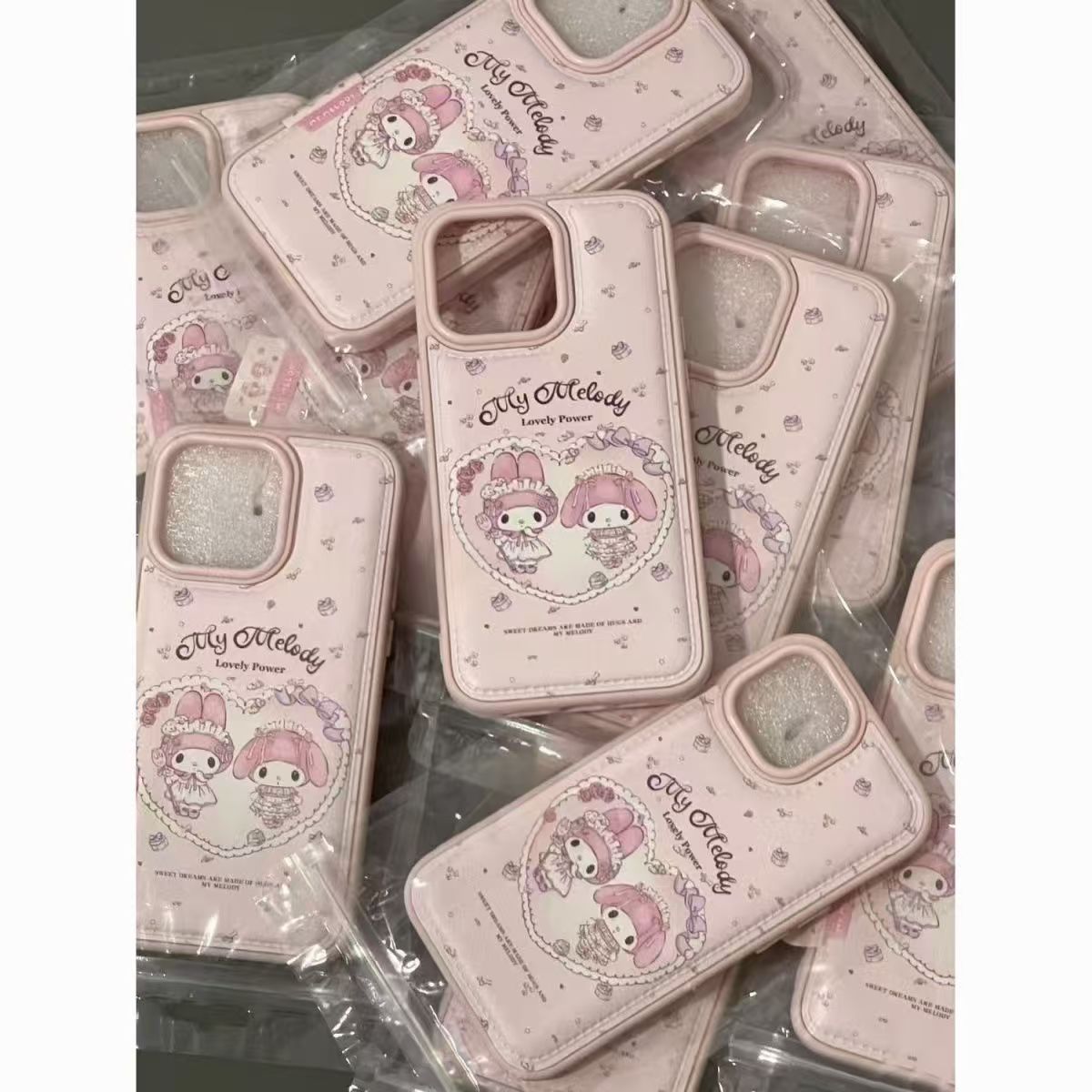 粉嫩美乐蒂苹果防摔手机壳