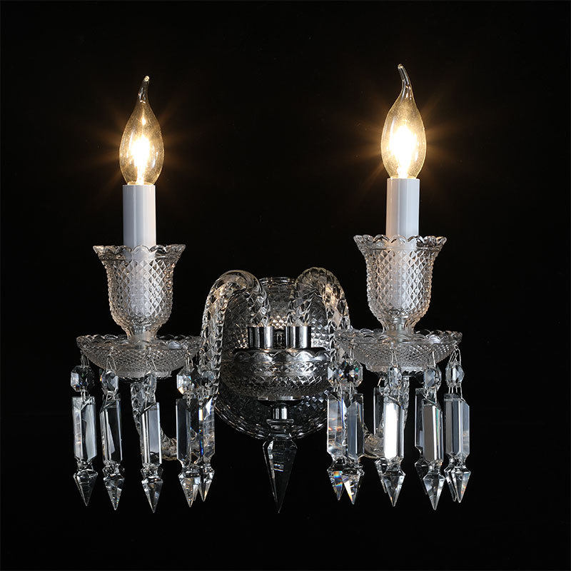 法式轻奢客厅餐厅墙壁装饰壁灯卧室床头灯酒店走廊过道蜡烛壁灯