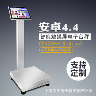 安卓系统触屏一体机300kg支持第二次开发智能称重电子秤电子台称