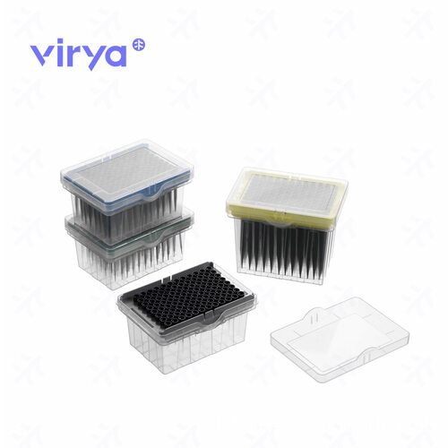 Virya  Tecan10μl盒装滤芯吸头，导电，黑色,96个/盒，50盒/箱