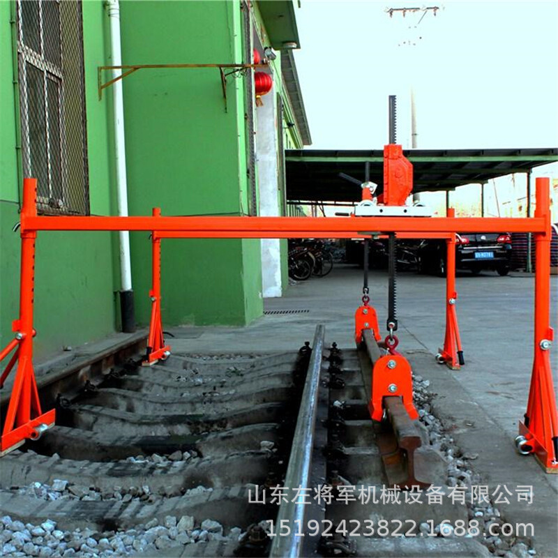 DG-Ⅰ钢轨龙门吊组 尖轨新旧更换用龙门吊 1T钢轨龙门吊组