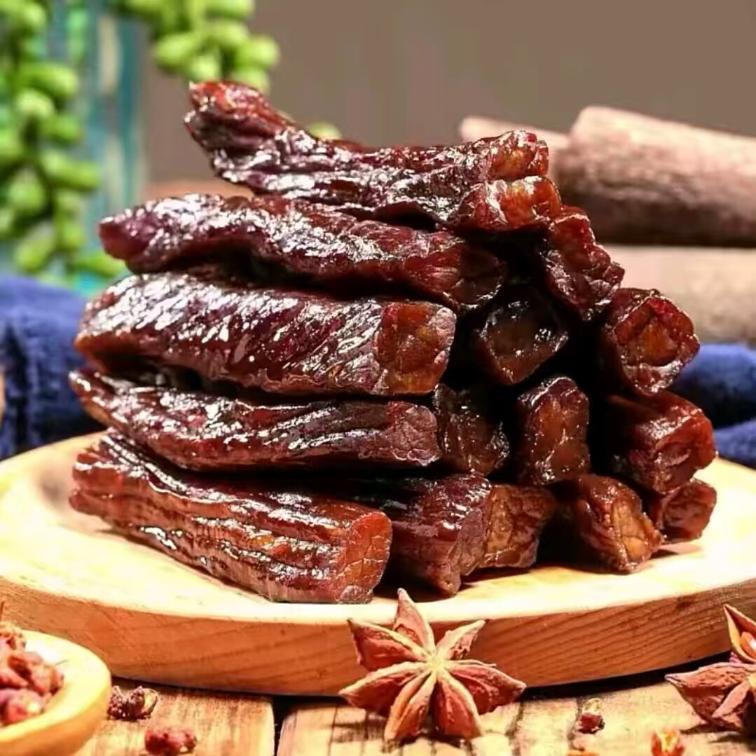 云峰塞外香牛肉干250g*2袋手撕风干牛肉干原味孜然香辣味厂家直发