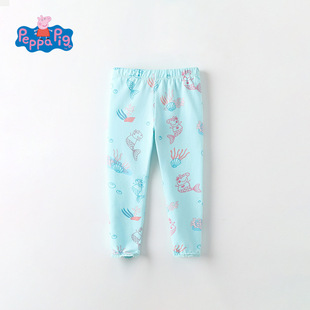 洋气美人鱼裤 春秋薄款 子 长裤 小猪佩奇女童宝宝打底裤